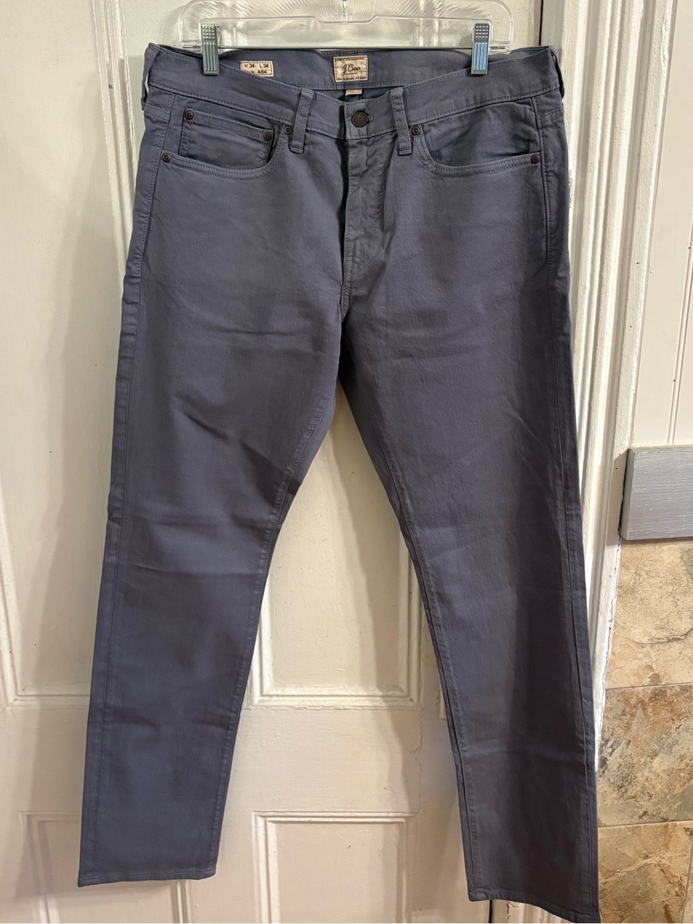 J. Crew Men's Pants in Slate Blue